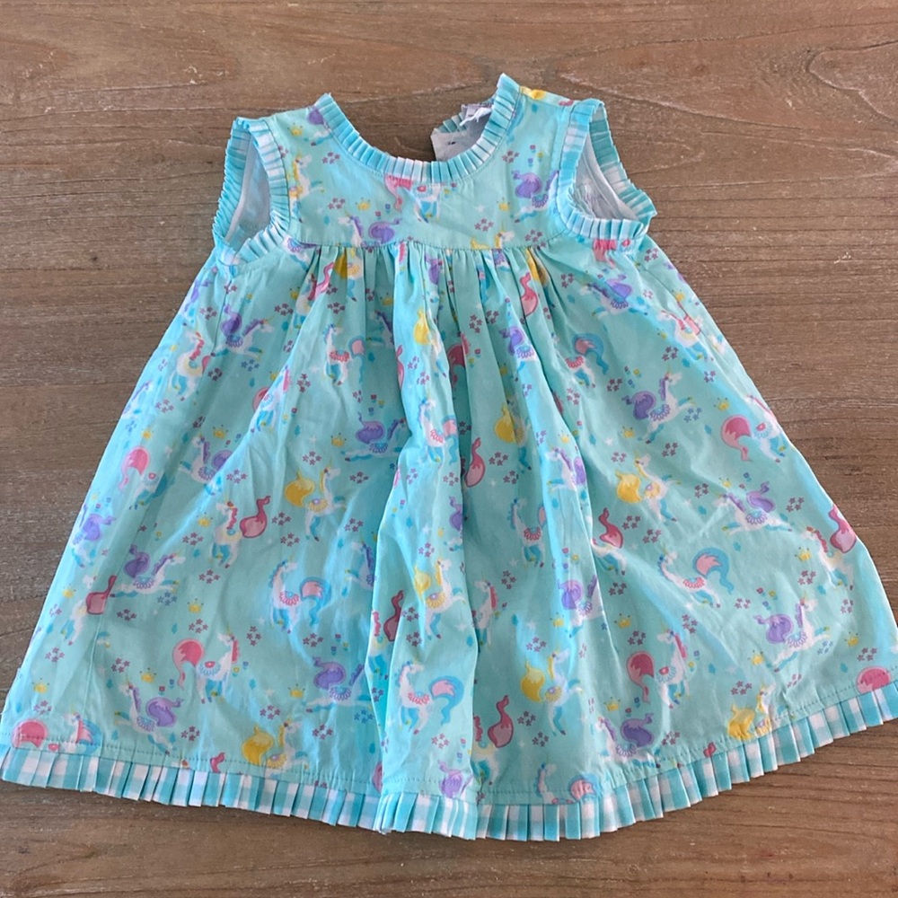 Cotton Kids sleeveless unicorn dress